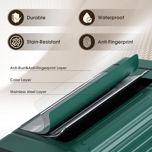 image for CEROELDA Small Trash Can with Lid-5L/1.3 Gal,Stainless Steel Outdoor D