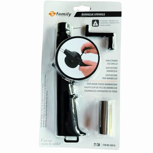 Esthelar Select Soplador Manual Portátil para Barbacoa, Estufas y Chimeneas – Ventilador Encendedor de Carbón y Leña – Accesorio Ligero y Seguro para BBQ, Camping y Picnic – Sin Pilas ni Electricidad - imagen 4