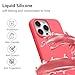 ZTOFERA Crossbody Case for iPhone 15 Pro with Lanyard Strap Adjustable Rope, Liquid Silicone Soft Cover for iPhone 15 Pro 6.1 inch-Hot Pink