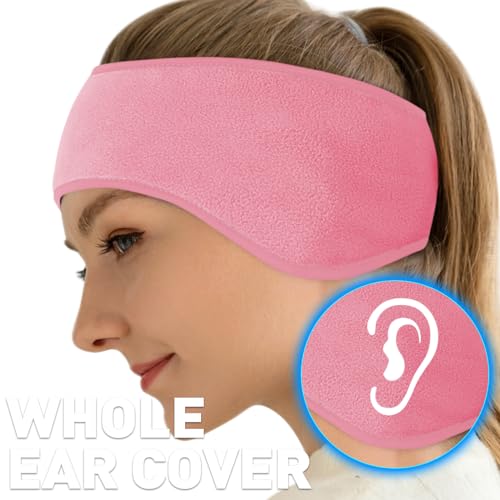 Image of Fleece Ear Warmers /Muffs Headband for Men & Women Kids Perfect for Winter Running Yoga Skiing Work Out Riding Bike in Cold and Freezing Days