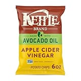 Kettle Brand Made with Avocado Oil Apple Cider Vinegar Chips, 6 Oz Bag