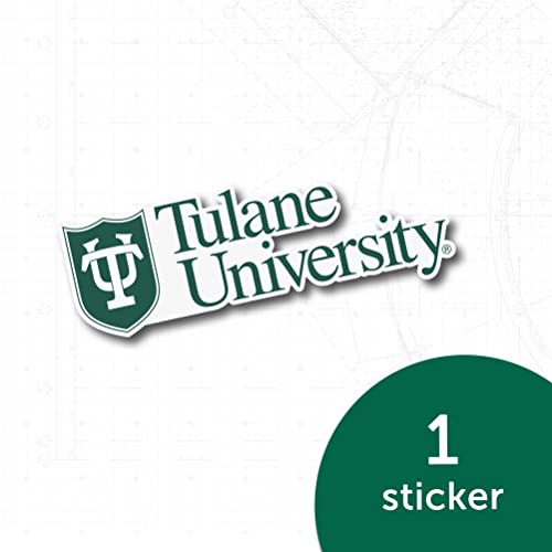 Autocollant bouteille eau vinyle Tulane University durable
