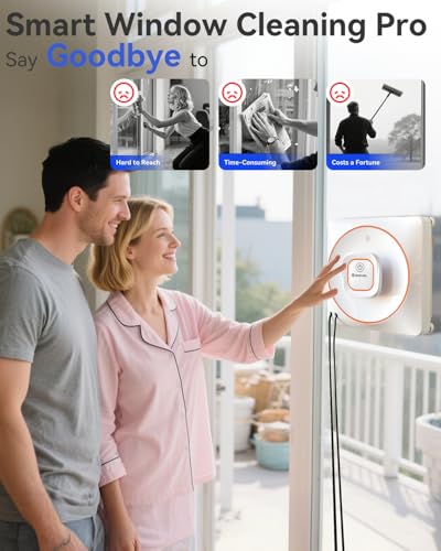 Window Cleaner Robot 8000Pa Auto Spray Anti-Fall Rope for High Rise - Image 2