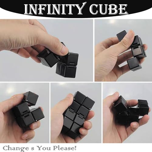Image of 3 Pcs Fidget Toys Adults, Stress Relief Gadgets for Desk Use, Office Desk Decor Accessories with Unique Designs, Stress Relief Gadgets for Work and Study Environments