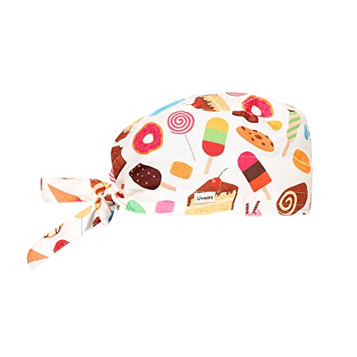 Image of Associated Uniforms Printed Scrub Cap Unisex with Sweat Band