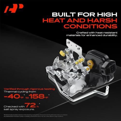 Image of A-Premium Front Right Passenger Side Door Lock Actuator | Compatible with Hyundai Tucson 2005-2008 Sport Utility