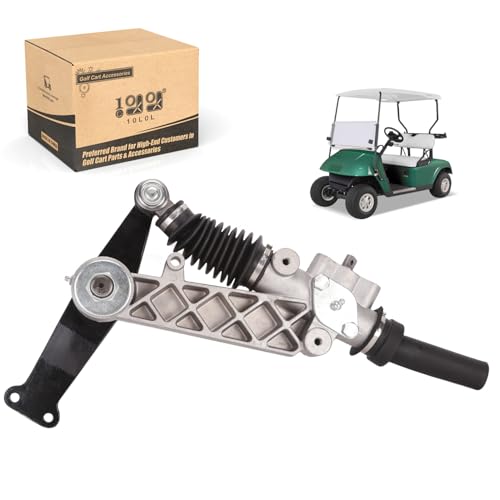 10L0L Golf Cart Steering Gear Box Assembly Gear Rack Fits EZGO TXT Golf Cart 1994-2001 ST350 Workhorse 1996-UP, Replaces OEM# 70314-G01, 70314-G02, 70723-G02, 70147-G02