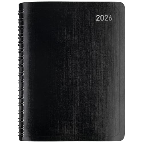 Office Depot Brand Weekly Monthly Planner, 4" x 6", Black, January 2026 to December 2026, OD71150026