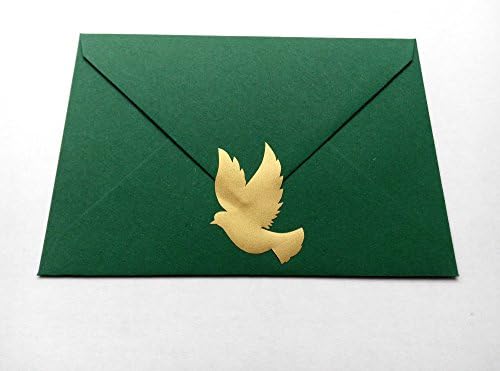 baptism decorations dove stickers peel and stick Party décor cups invitations sheets Decal Gold Silver Black Many Colors Crafts Scrapbooking Birthday Envelope Seals girl baby shower