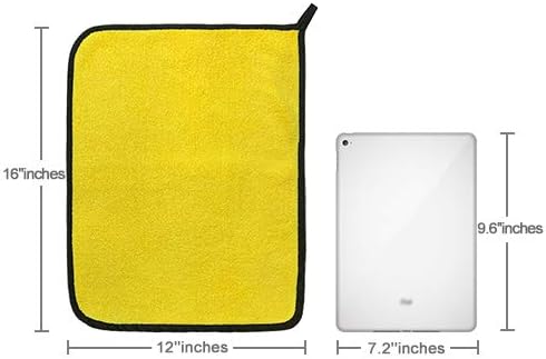 Miniatura 7 de Toallas de microfibra para autos, toalla de secado extragruesa, toallas absorbentes para lavado de autos, ropa de microfibra para