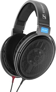 Sennheiser Over-Ear Open Back HD 600 Headphones, Black
