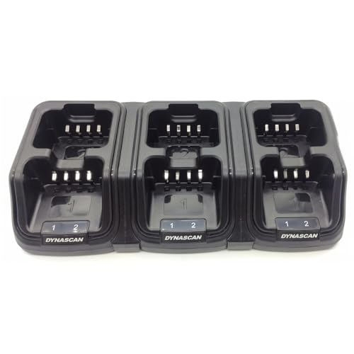 Cargador Múltiple de 6 Unidades Dynascan EU-85 Estación Walkie Talkies