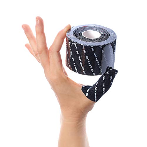 WOD&DONE Premium Pre-Cut 3 Rolls of 32pcs 6in x 2in Strips Athletic Thumb Protection Tape for Functional Fitness Hook Grip Olympic Weightlifting (Black, 3Rolls) by WOD&DONE - Image 5