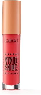 Callista Vivid Shine Lipgloss Nemlendiricili Dudak Parlatıcısı 102 Candied Peach, Turuncu