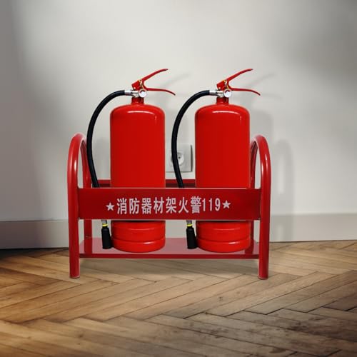 Support extincteur robuste en fer UKCOCO étagère multifonctionnelle durable