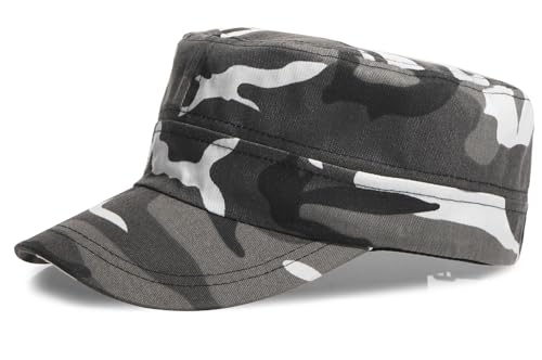 Image of Unisex Basic Cadet Army Caps Everyday Military Style Hat