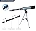 Telescope for Kids - 90x Magnification, Includes Three Eyepieces, Tabletop Tripod and Moon Lens, Portable Refractor Telescope for Children and Beginners