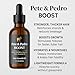 Pete & Pedro Sea SALT Spray 8.5 oz. & BOOST Growth Serum 2 oz. Combo – More Volume More Texture & Healthier Hair | Light Hold Low Shine Fast Absorbing Hydration & Fuels Growth