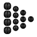 eBoot 12 Pieces Desktop Cable Clips Holders Cord Management System for Computer, Charging and Mouse Cord, Black