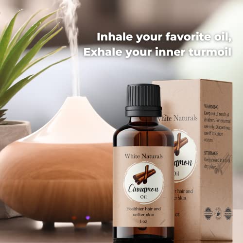 Cinnamon Essential Oil, 100% Pure | Natural Aromatherapy Oil For Diffuser/Humidifier, Steam Distilled #TOP4