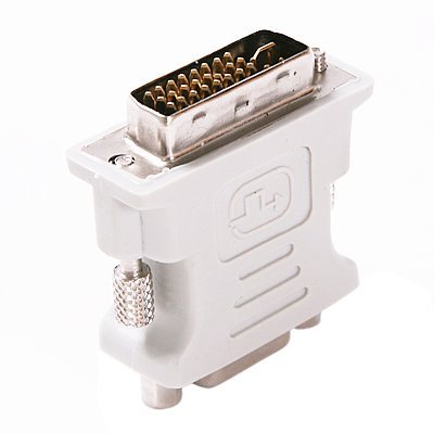 1 Pin DVI-D Male+15 Pin VGA Female To 24 Converter Adapter Video - Foto 8