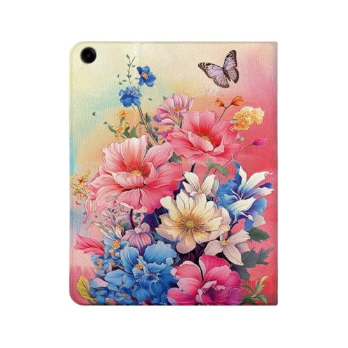Housse Samsung Galaxy Tab S7 SM-T870 étui cuir fleur de qualité supérieure