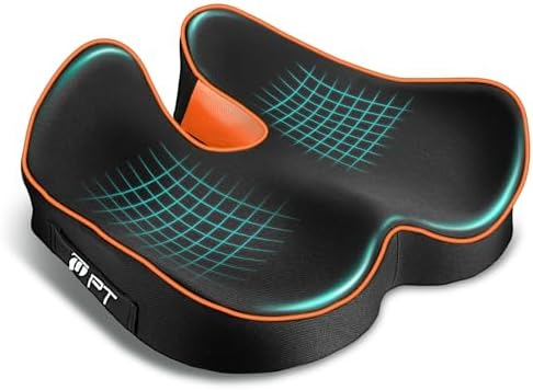 Feagar Coussin Coccyx Soutien Lombaire Orthopédique - Coussin de Siège Ergonomique et