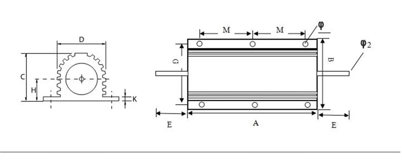 Resistencia refrigerada por agua, 300 W, 400 W, 600 W, para horno de frecuencia media, sin inducción, carcasa de aluminio, 1 pieza(0.027R,300w)
