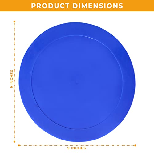 Ace Creations 9 Inch Poly Vinyl Spot Markers – Training Drills With School Gyms, Sports Teams, Track And Field, Basketball, Football, Soccer, Baseball, Gymnastics, Preschool, Kindergarten – Set Of 6 #TOP5