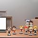 XJSFDLSL Haikyuu Anime Figuren, 8PCS/Set Haikyuu Anime Merch, Anime Figur Spielzeug, Q Version Statue 10cm, Charakter Modell Sammlerstücke Geschenk