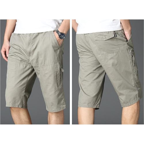 Flexrover - Ultra Comfort Flex Fit Multi-Pocket Durable Pants, Adorlina Flex Cargo Pants for Men Flexrover Cargo Short Pant2