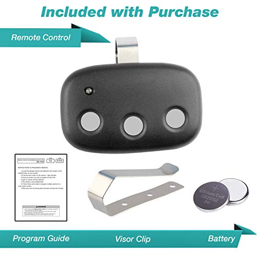 2 Garage Door Remote for Linear Megacode MCT-3 DNT00089 (3 Button ...
