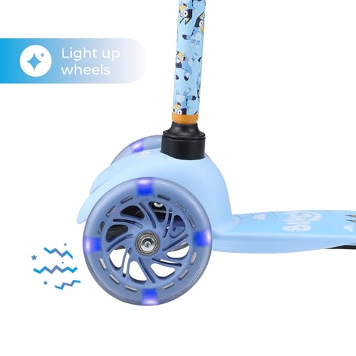 Image of Kick Scooter for Kids, 3 Wheel Self Balancing, Light Up LED Wheels