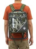 BASK Mochila Térmica com Banco Dobrável 3 em 1, Banquinho Portátil 18L com Mochila, Suporta até 100kg, Assento Confortável, Leve para Camping, Praia, Pesca e Piquenique