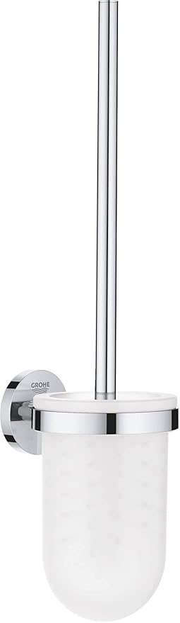 Grohe Essentials Toilet Brush Set (Silver)