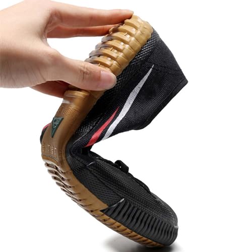 TOP ONE Original Kung Fu Martial Arts Rubber Sole Shoes, Shaolin Monks Design3