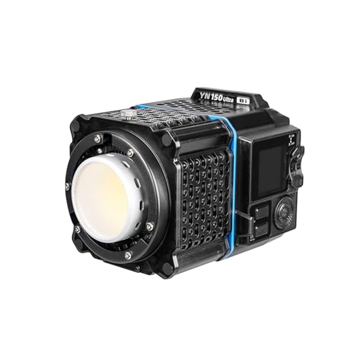 Image of Gugxiom YN150 Ultra Bi Mini Size LED Video Light, 150W 2700K-6500K Mini Bowens Mount COB LED Light, 11 Photography Continuous Lighting with APP Control (US Plug)