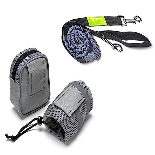 Mikikit 4 Pieces Reflective Dog Leash Set Durable Nylon Training Leads for Medium and Large Dogs Lightweight Weatherproof Design for Walking Jogging and Outdoor Activities