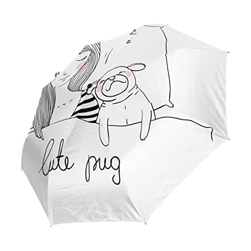 Parapluie Carlin pliable automatique anti-UV pour enfants et adultes