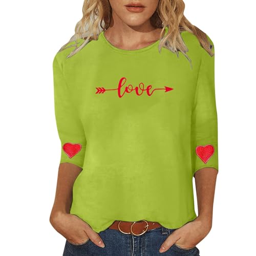 Cadeau pour amoureuse : t-shirt manches longues motif cœur romantique