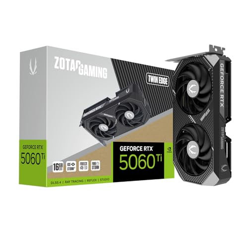 Amazon | ZOTAC GAMING GeForce RTX 5060 Ti 16GB Twin Edge