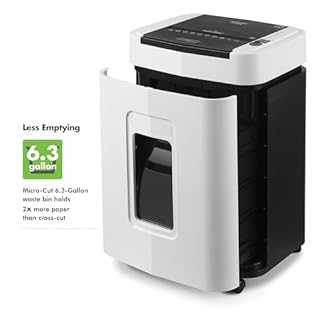 Aurora High Security 150-Sheet Auto Feed Micro-Cut Paper and Credit Card Shredder with 6.3 Gallon Pullout Basket / 60 Minutes/Security Level P-4