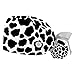 DHH166 2 Packs Working Cap with Buttons Sweatband Adjustable Hats Surgical Caps for Women, Cow Print Printed