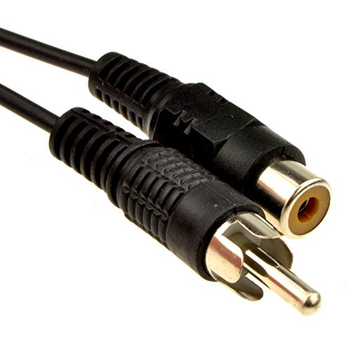 kenable Cinch Red/White/Yellow d'extension Rallonge Cordon Pour RCA Audio/Video Câbles 10 m [10 mètre]