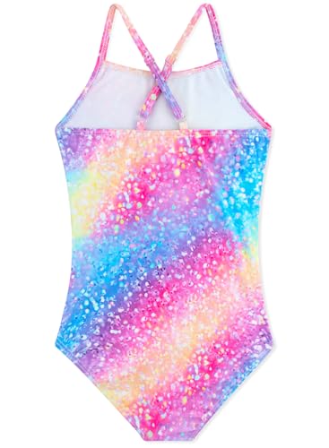 Image of Girls One Piece Swimsuits Cute Ruffles Swimming Bathing Suit with Adjustable Straps Beach Pool Kids Swimwear 3T-12