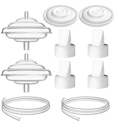 Image of TOVVILD Breast Pump Parts for Spectra, Replace Duckbill Valves Tubes Backflow Protector Membrane for Spectra S1 S2 9 Plus Synergy Gold Breast Pump Replacement Accessories,10PCS