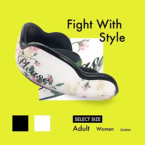 Damage Control Extreme Impact Mouth Guard, Mouth Guard For Sports, Boxing, Hockey, Lacrosse Mouth Guard, Mouth Guards With Shock Pads For Extreme Protection (Adult, B*Tch Please) #TOP5