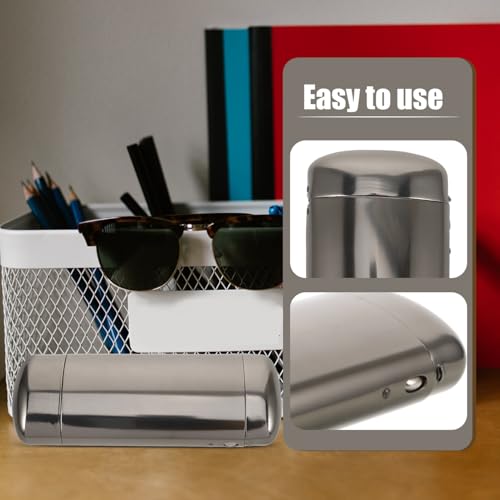 Image of LIFKOME Aluminum Metal Eyeglasses Case Slim Hard Shell Glasses Case Aluminum Sunglasses Case Pocket Glasses Case
