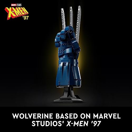 Image of LEGO Marvel Wolverine's Adamantium Claws 76250 Collectible Building Kit; X-Men Glove for Adult Fans and Model-Makers