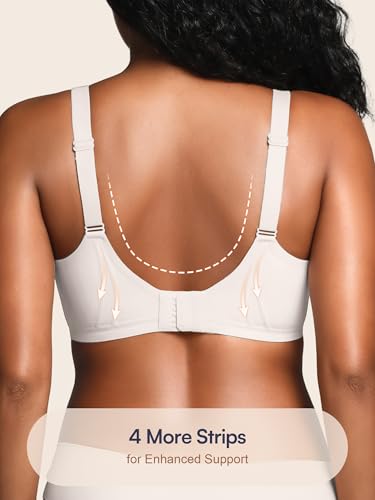 Image of Seamless Jelly Bras for Women No Underwire with Support - Wireless Bralettes Everyday Full Coverage Comfort Tshirt Bra
